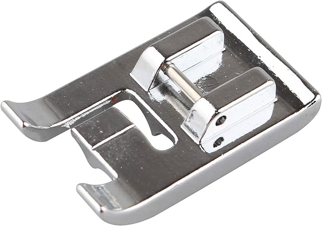 Jopto New Universal Metal Heavy Duty Double Welting Piping Sewing Machine Cording Presser Foot Compatible for All Low Shank Snap-On Domestic Sewing Machine Singer Brother Janome Toyota Austin and more