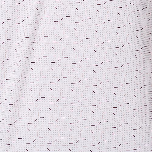Image of Park Avenue Men's Cotton Polyester Blend Print Pattern Slim Fit Rib Collar Polo Neck Half Sleeve Casual T-Shirt