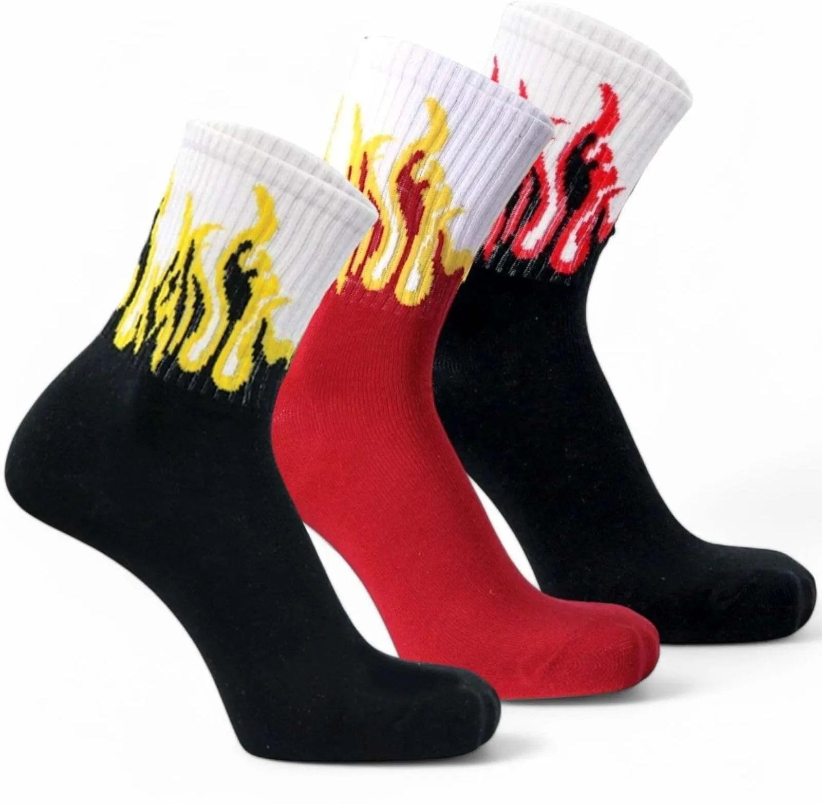 Socks for Men & Women | Pack of 3 Pairs,Free Size Breathable & Casual Socks for Sports, Gym & Daily Use (CS-03.WYB-WYR-WRB-image-42
