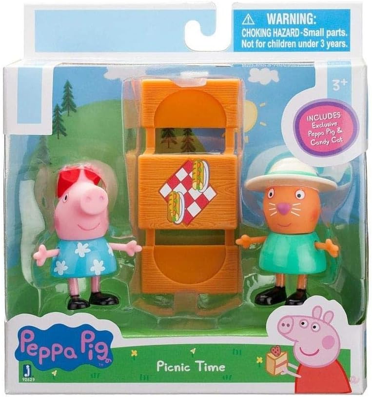 Peppa Pig and Candy Cat Picnic Time Playset