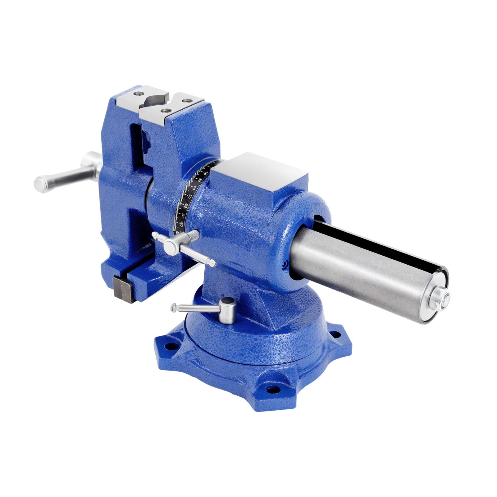 Tornillo de banco de alto rendimiento, abrazadera de banco de trabajo profesional, giro, multiusos, para mecánicos e ingenieros, ancho de apertura superior de 100 mm