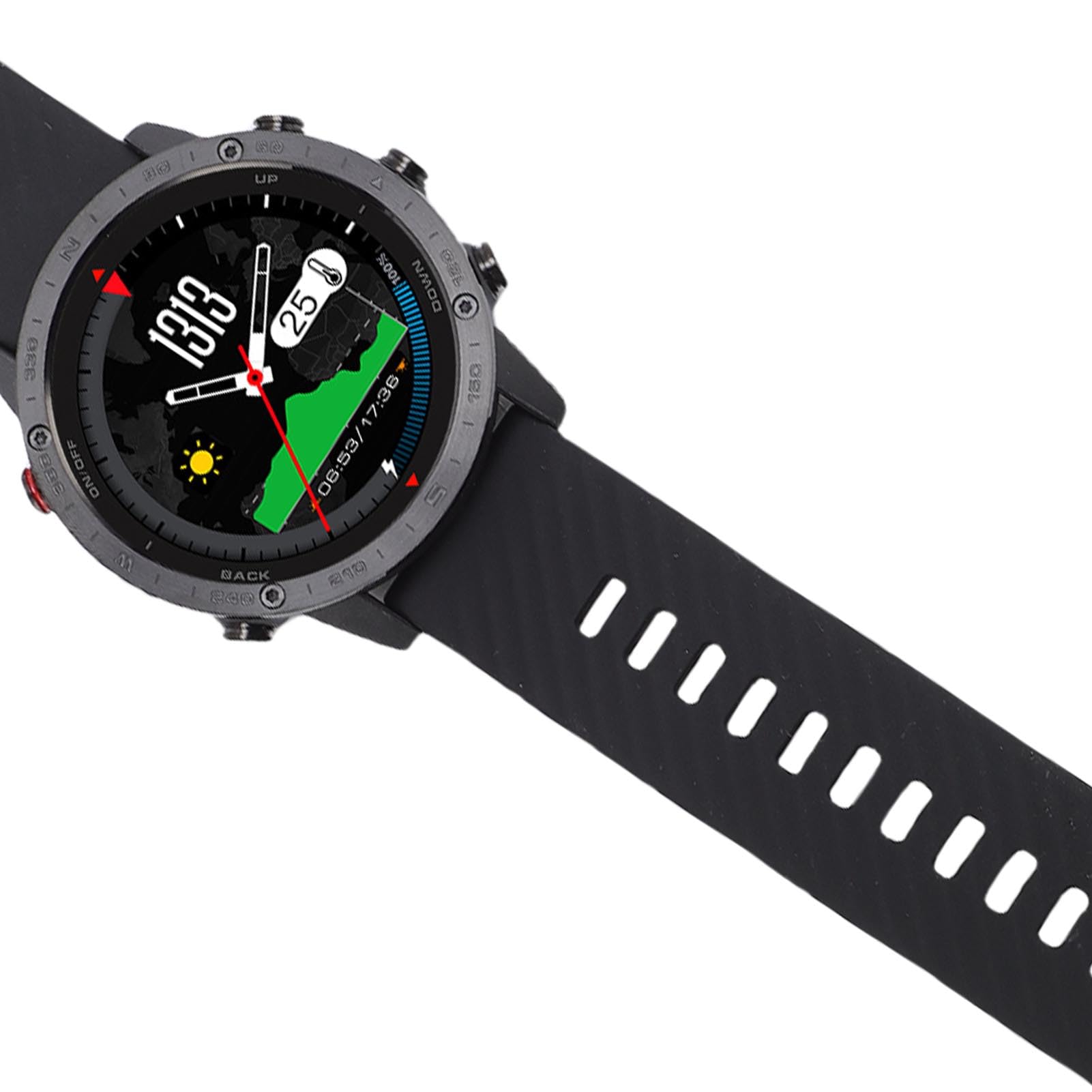 Smartwatch z Czujnikiem Głębokości, Wywołania Barometru i Powiadomienia Tekstowe Długie Baterie Sportowe Zegarek do Nurkowania, Pływania, Nurkowania