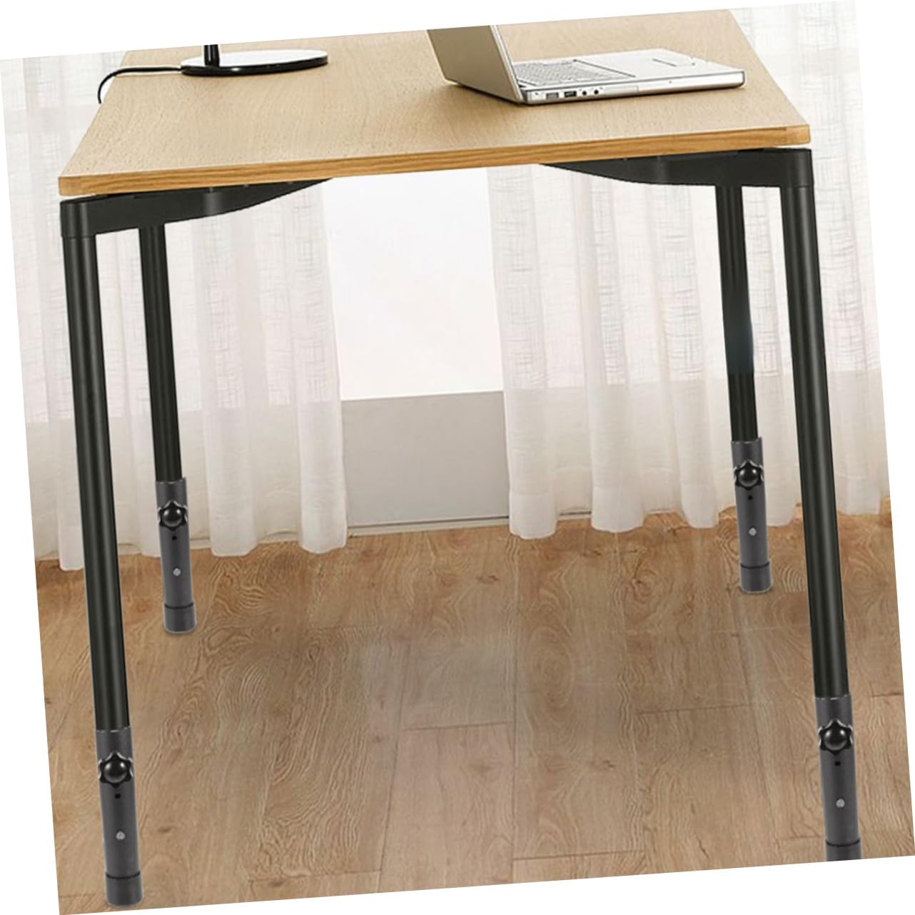 POPETPOP 4Pcs Table Leg Extenders Height Support for Folding Tables for Home Office Use Enhance Comfort Stability for Straight Curved Legs