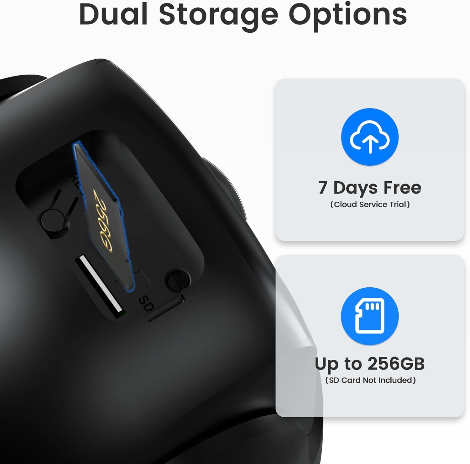 Security Cameras Wireless Outdoor: 2K WiFi 6 4MP Home Surveillance 360° Color Night Vision AI Motion Detection 5200 mAh Battery IP65 Weatherproof Cloud/SD Storage - Image 9