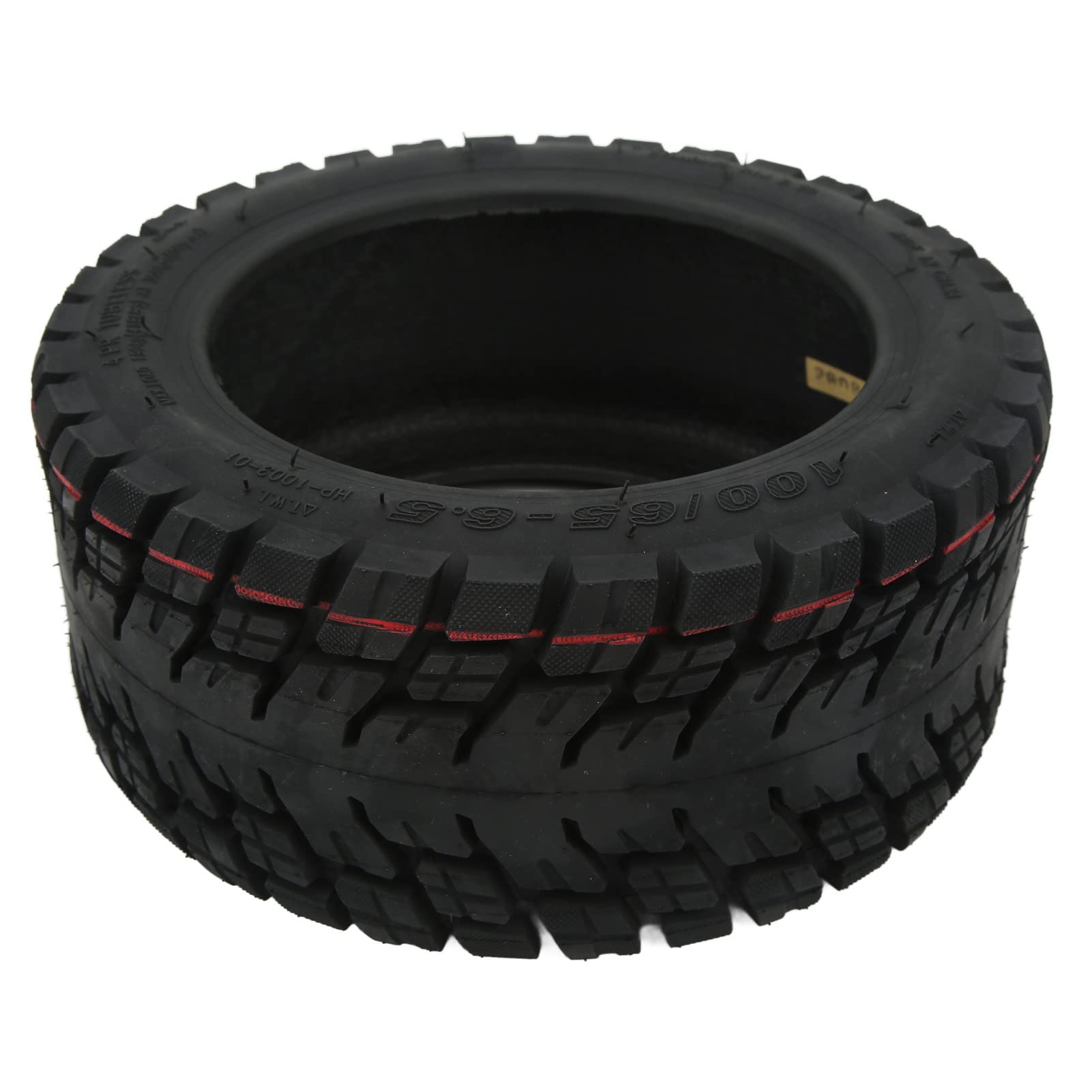 Pneumatico per Scooter Elettrico da 11 Pollici, 100/65-6.5 Pneumatico Tubeless, Antiscivolo, Gomma Spessa, Ammortizzante, Design Off-Road per Pioggia e Neve