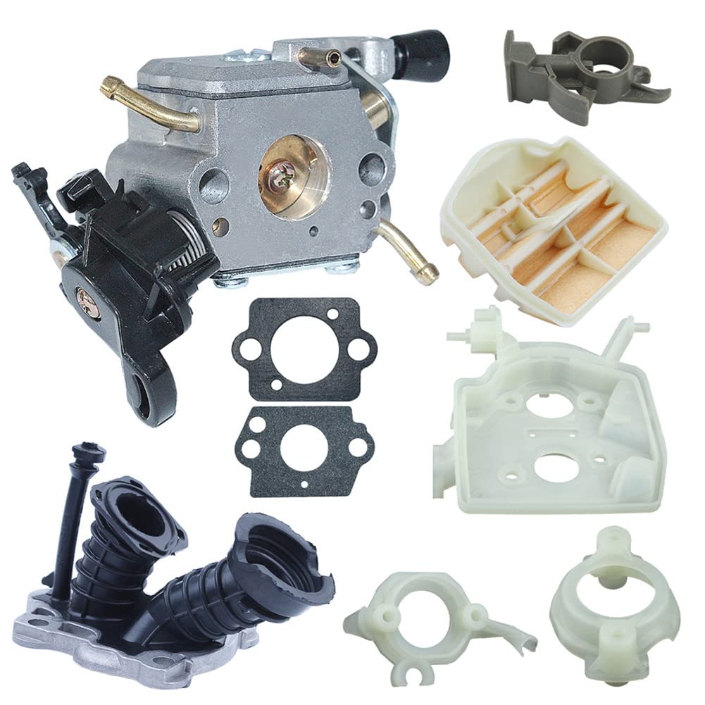Kit Di Riparazione Carburatore Per Motosega Husqvarna 445 445E 450 450E &ndash; Include Filtro Aria, Filtro Carburante, Tubo E Kit Carburatore