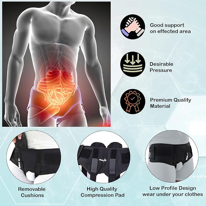 Wonder Care - Soporte para hernia inguinal ajustable talla XL miniatura 2