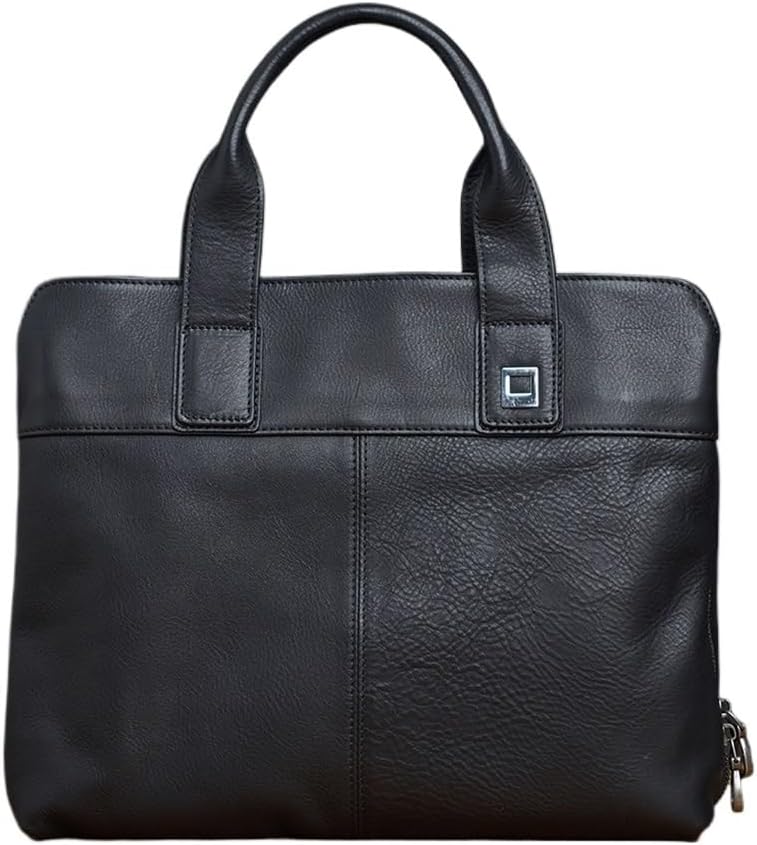 Leather Briefcase Men Bag Business Handbag Male 14inch Laptop Shoulder Bags