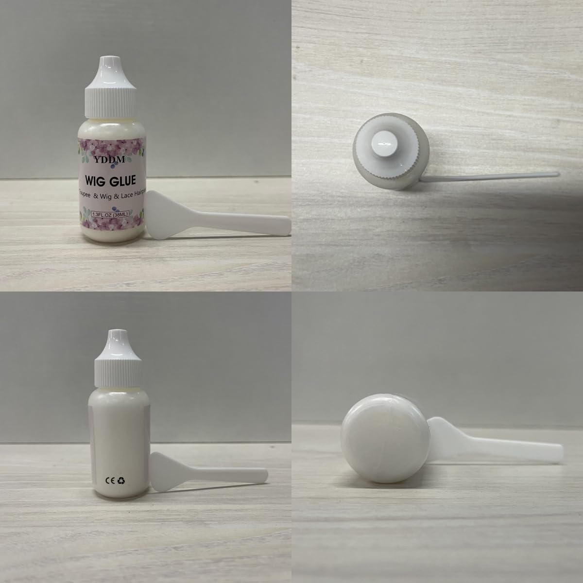 Wig Glue Lace Front YDDM Perücken Kleber für Perücke Klebstoff, Haarteile, Toupet-Systeme, Perückenersatz-Kleber unsichtbarer Bonding-Spitzenkleber Hautkleber 1.3oz (38 ml)