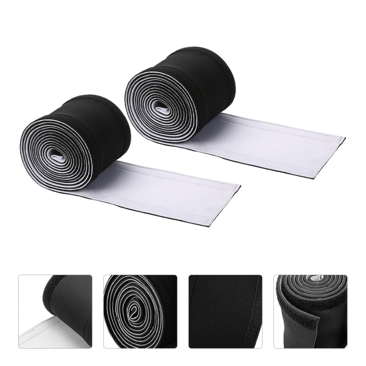 DOITOOL 4stücke Neopren Kabelmanagement Sleeve Verstellbare Kabel Organizer Für Computer Und Unterhaltungselektronik Schützende Kabelversteckung