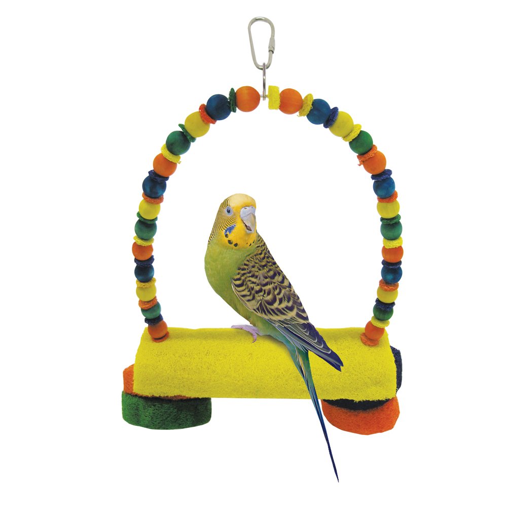 Penn Plax Loofah Kabob Bird Swing Amazon.in Pet Supplies