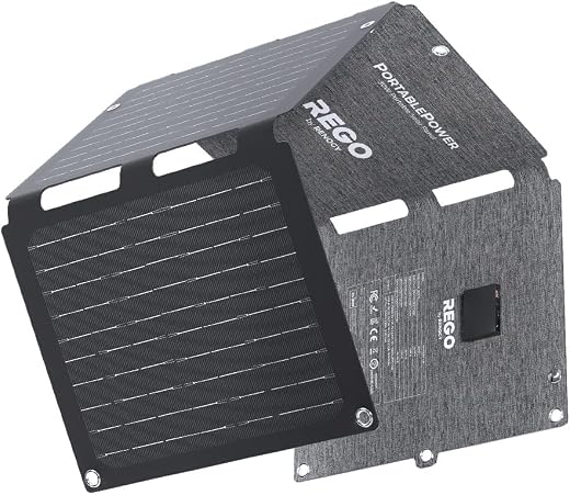 Renogy Solar Panels, 30W Portable Foldable Solar Panel Charger, Fast Charging for iPhone, iPad, Tablets, Laptop, Power Ban
