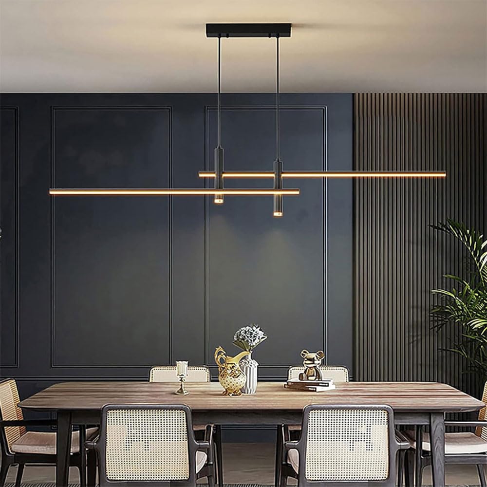 Suspension LED à intensité variable luminaire îlot de cuisine table