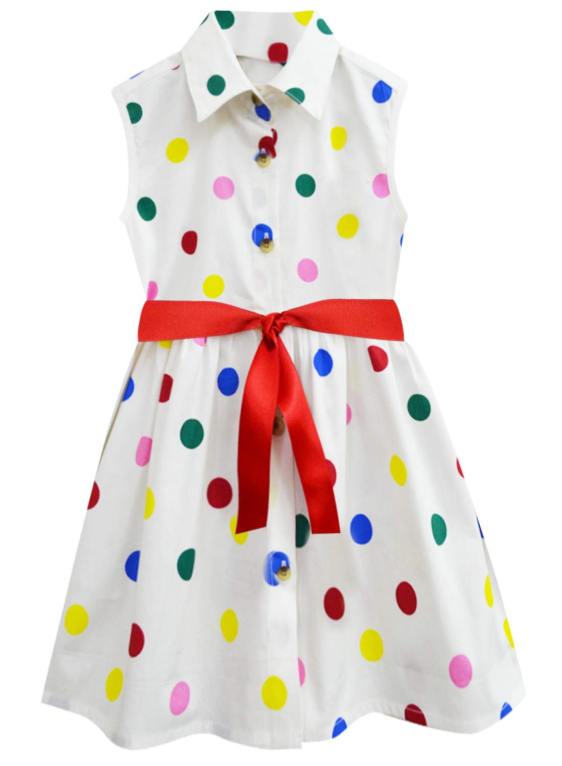 A.T.U.N. (ALL THINGS UBER NICE)Girl's Polyester Knee-Length Casual Dress