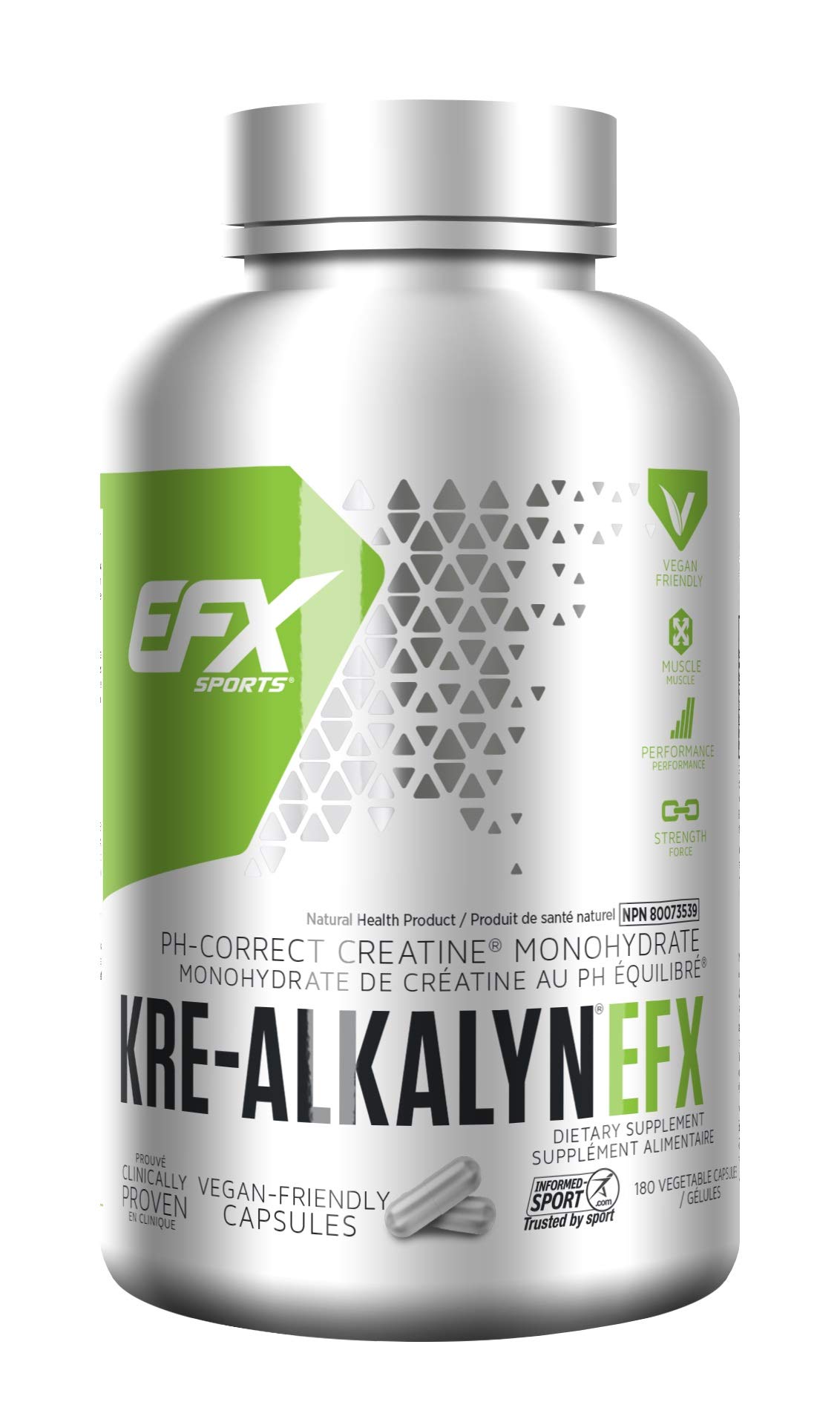 EFX Sports Kre-Alkalyn | PH-Correct Creatine Monohydrate | Multi