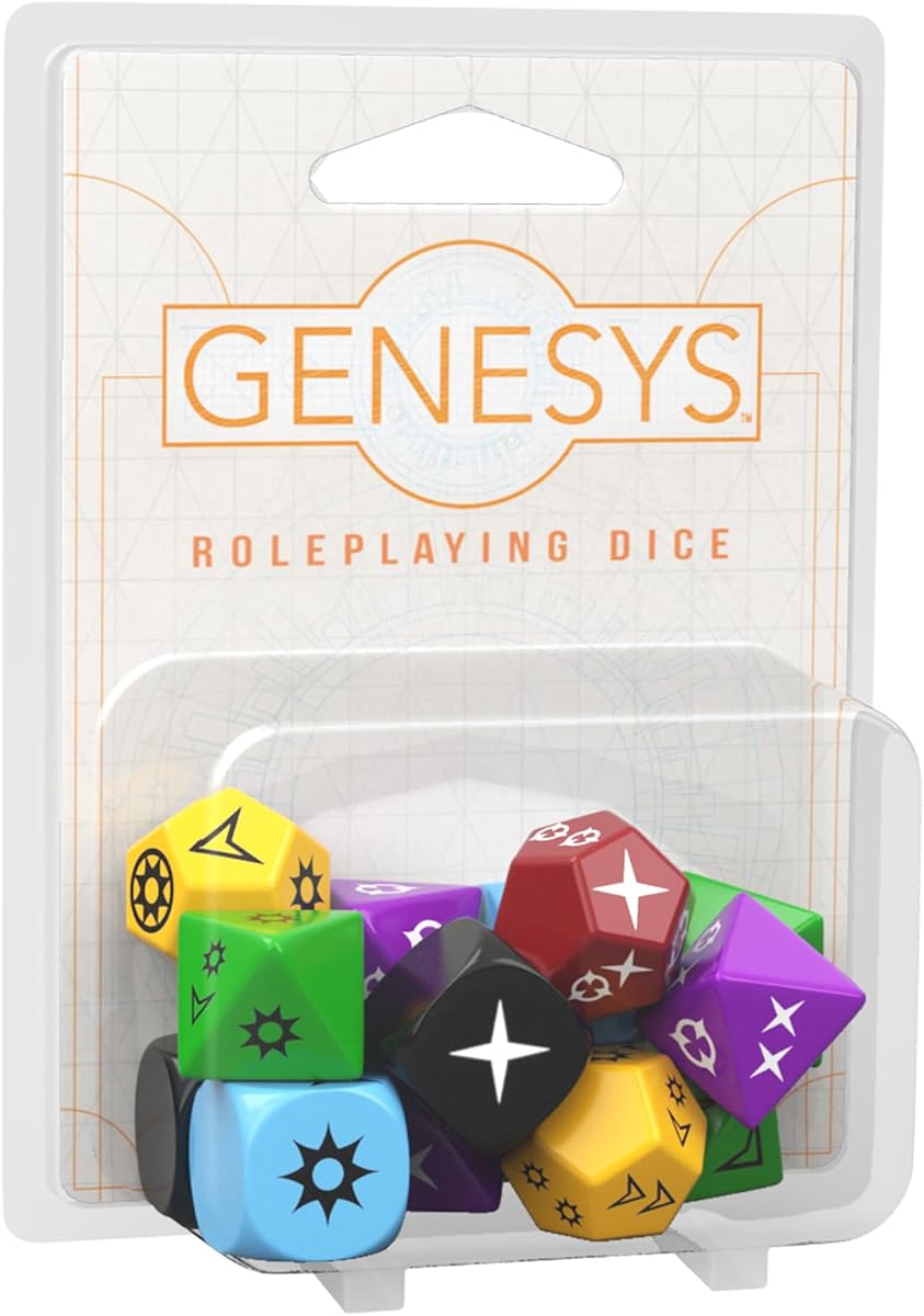Genesys Roleplaying Game DICE Pack - Enhance Your Tabletop Adventures! Made by EDGE Studio