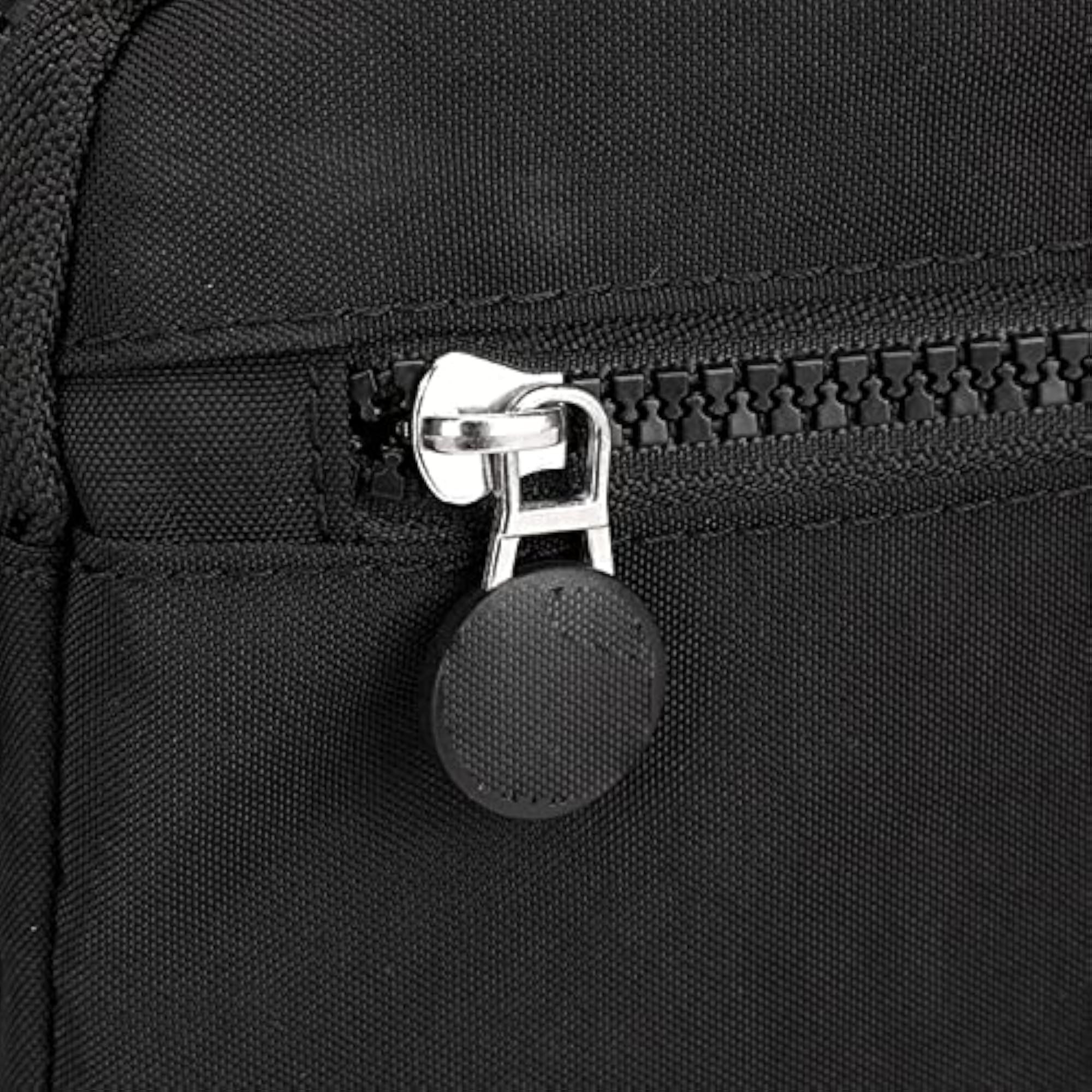Women's Canvas Black Shoulder Bag, Durable and Wear-resistant