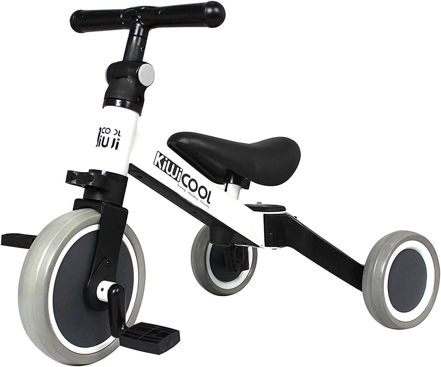 SKY-TOUCH 4 in 1 Kids Balance Bike Kids Tricycles, Toddlers Trike with Adjustable Seat Indoor Outdoor, Boys Girls Kids First Birthday Gifts, 3 Years+