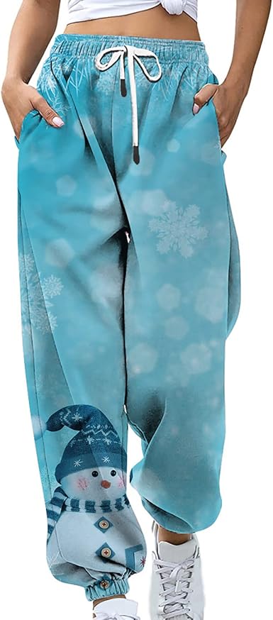 APIVOE Womens Christmas Sweatpants 