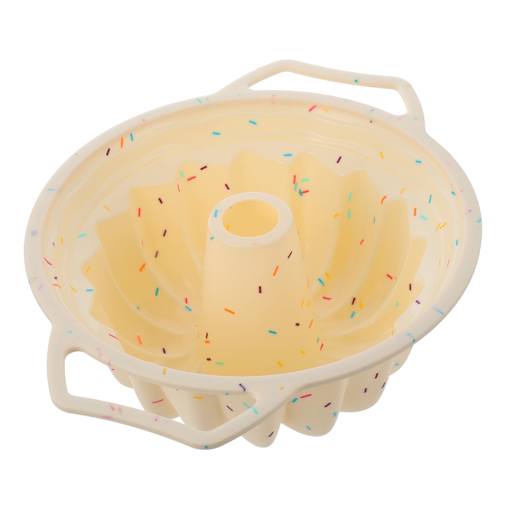 POPETPOP Stampo Torta Rotondo in Silicone con Antiaderente e Resistente Temperature Flessibile e Facile da Sformare per Dolci da Te e Feste