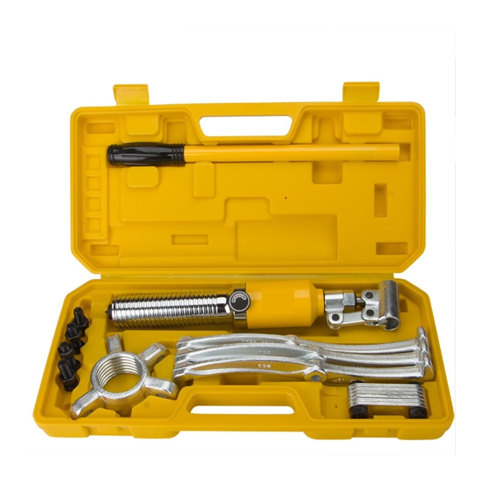 5/10/15/20T Hydraulic Puller Hydraulic Gear Puller 3 Jaw Puller Set Hydraulic Bearing Puller Three Arm Bearing Removal Cylinder for DIY Enthusiasts(YL-10T)