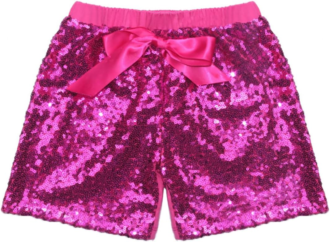 Toddler Baby Girl Sparkle Sequin Bloomers Shorts Kids Girls Cute Summer High Waist Glitter Clubwear Dance Shorts