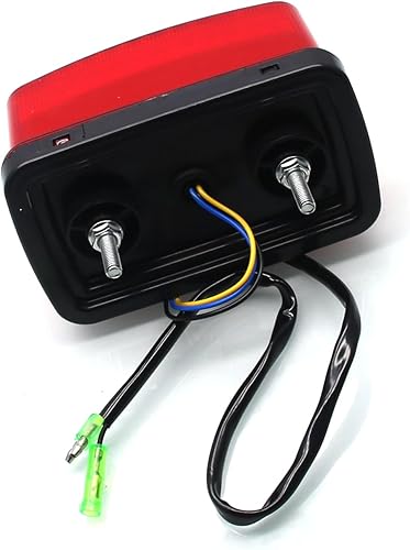 Miniatura 6 de MZS Luz trasera para cuatrimoto, luz trasera cuádruple, accesorios de freno LED, lente roja, compatible con Big Bear Bruin Grizzly Kodiak Rhino