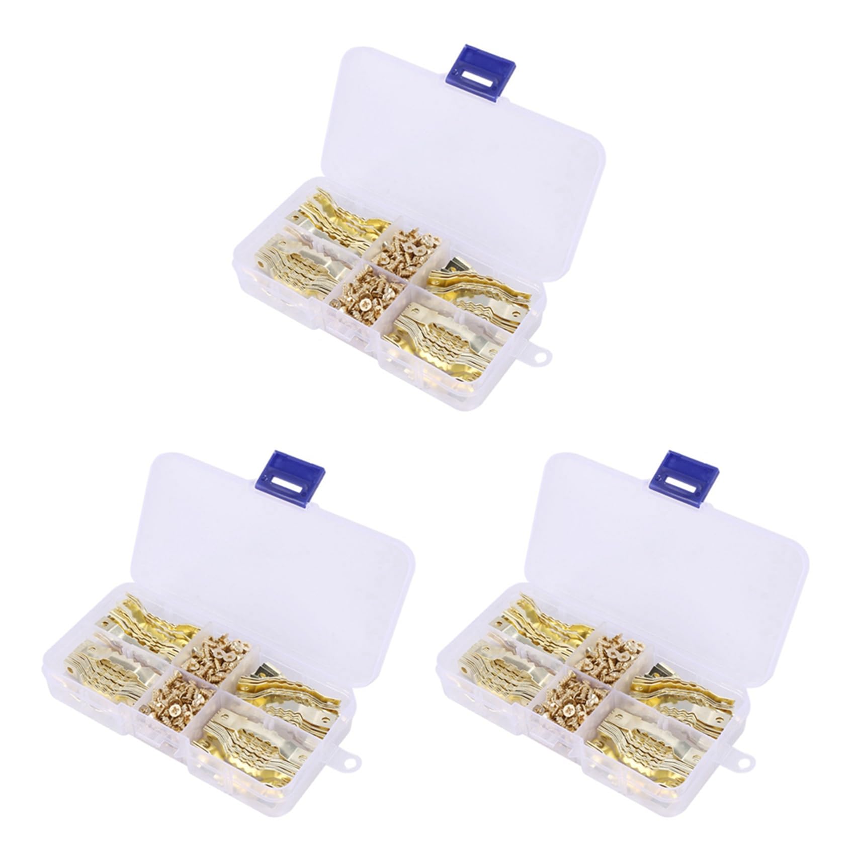 Fixation de cadre en dents de scie avec vis pour aligner parfaitement vos tableaux