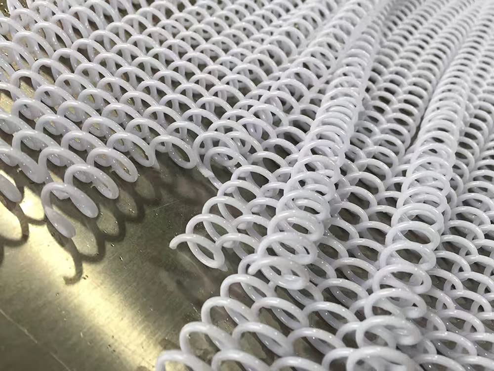 Heavy Quality Plastic Spiral Binding Ring/Coil White for 450-475 Pages (55mm) 1kg 1