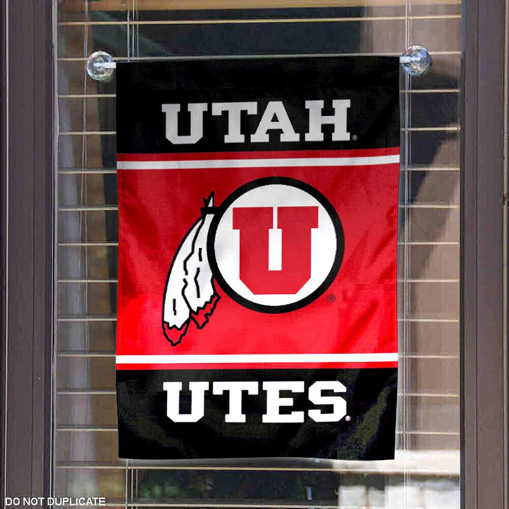Utah Garden Flag With Stand - Double-Sided, 13x18 Inches, Officially Licensed