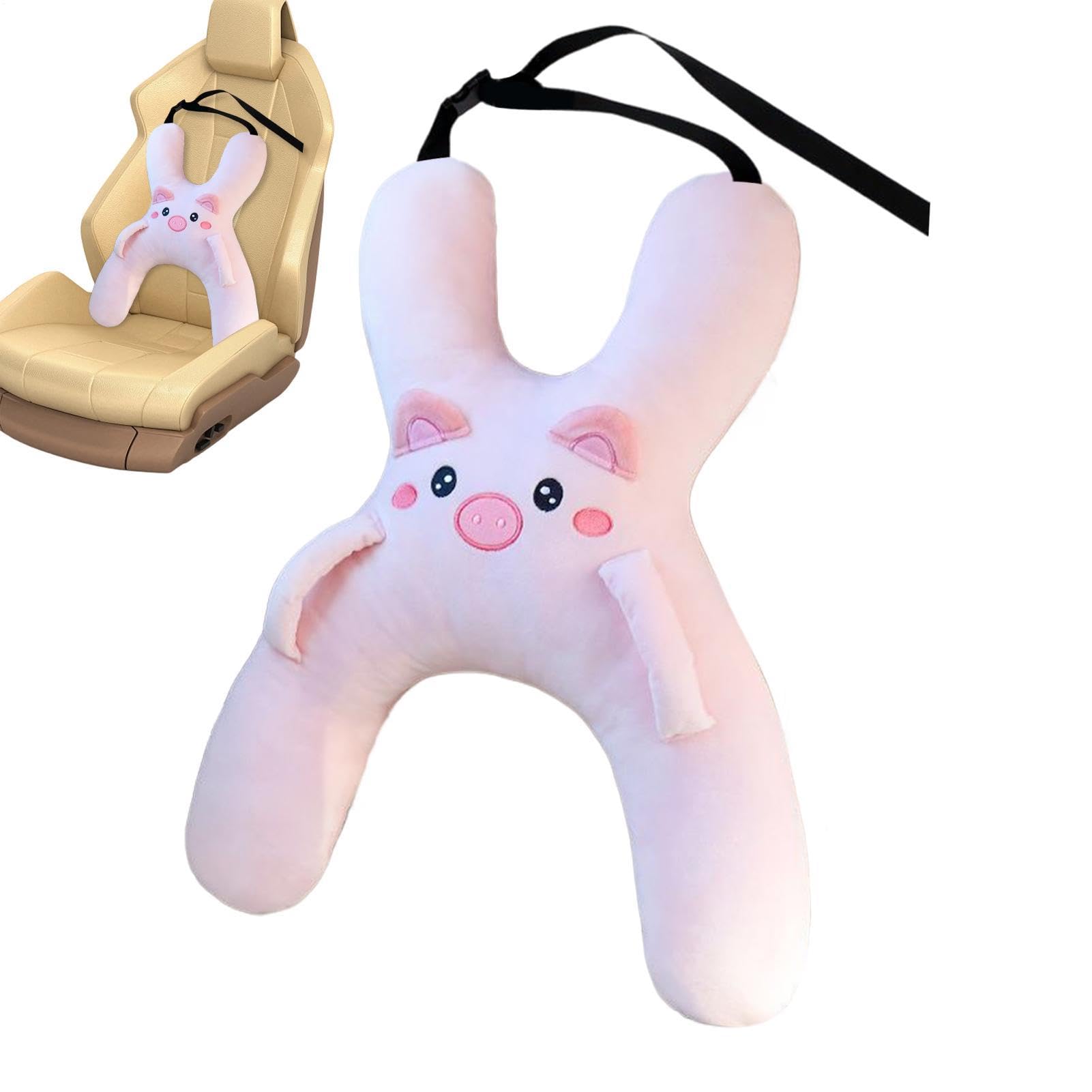 Cojín suave para asiento de coche para niños, soporte para cabeza suave de