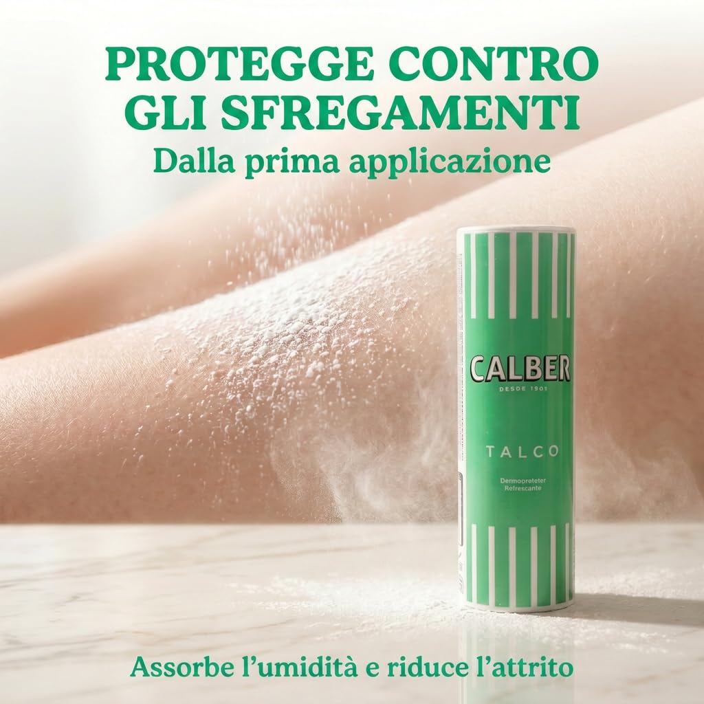 Talco in polvere CALBER 200 gr