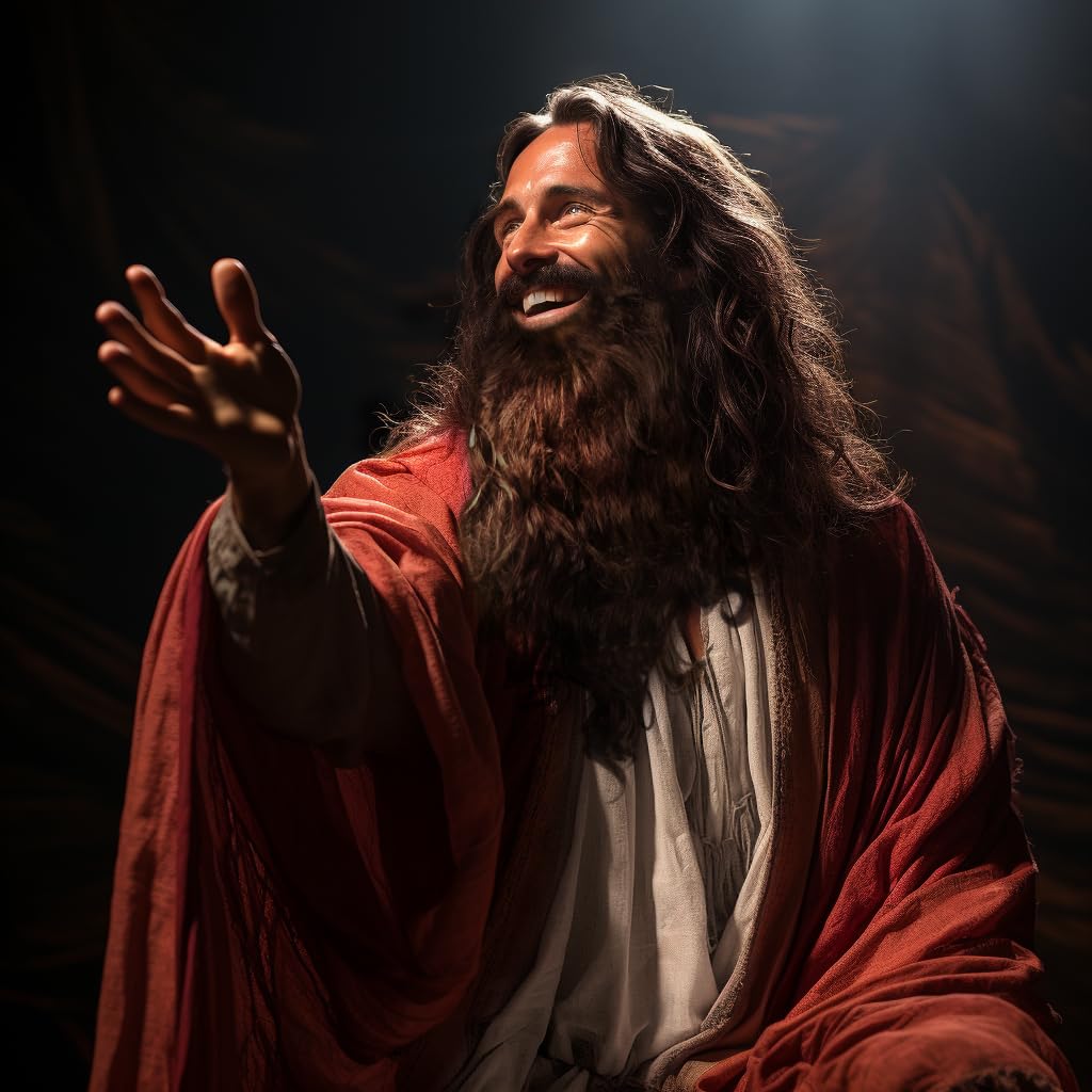 Brown Long Curly Wig and Beard Set for Halloween Costume and Cosplay image 2