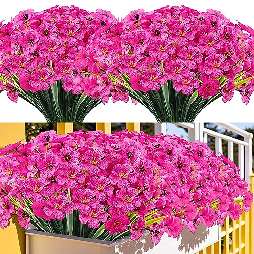 Kinisty 20 Artificial UV-Resistant Spring/Summer Flowers