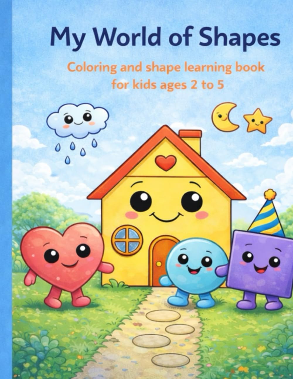My World of Shapes: Coloring and learning shapes book for kids ages 2-5. (Learn and Color with Joy)