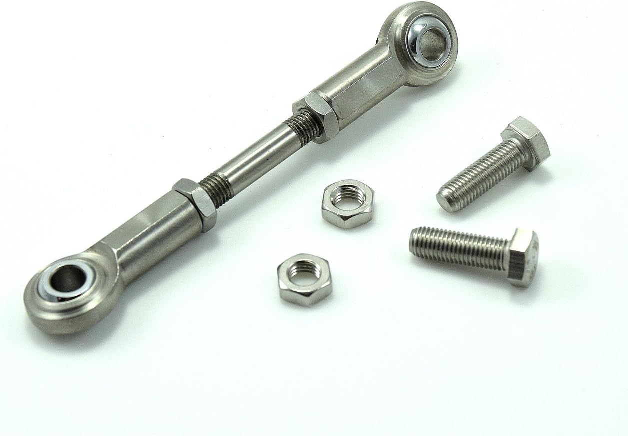 Bung King Mid Control Adjustable Shifter Linkage Stainless, 05 & Earlier