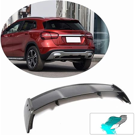 Amazon Com Mcarcar Kit Rear Spoiler Fits Mercedes Benz Gla Class X156 Gla180 Gla0 Gla250 Gla45 Amg Suv 14 19 Customized Carbon Fiber Cf Roof Window Top Wing Lip Automotive