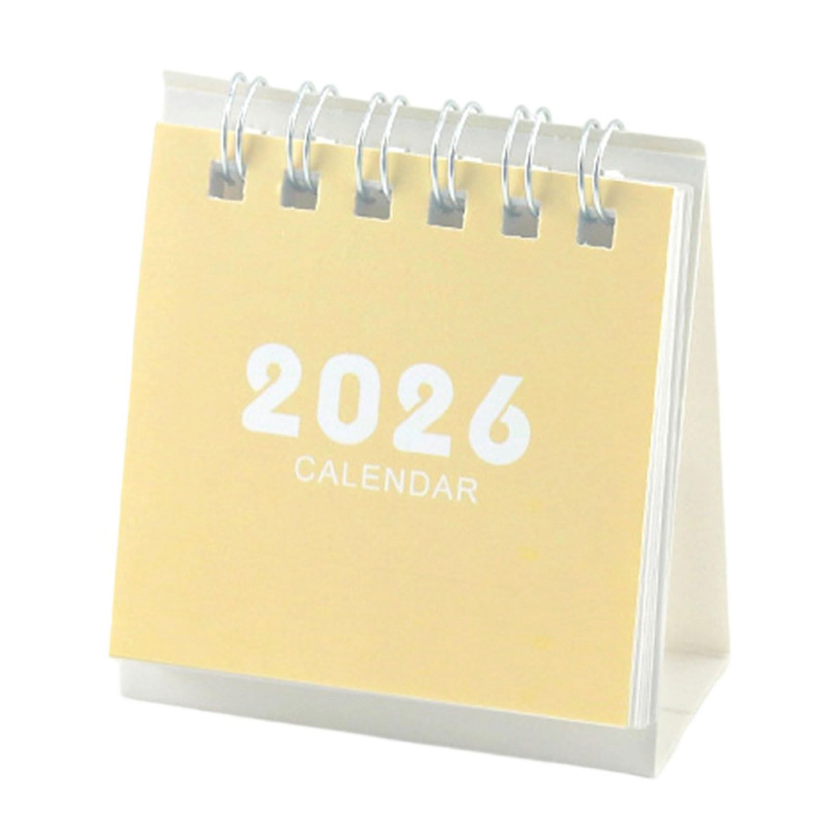 Yanwuwa Mise 2026 Desk Calendar 17 Month Referances Runs From Aug 2025 To Dec 2026 Tabletop Monthly Calender For Plans Notes Desk Planner
