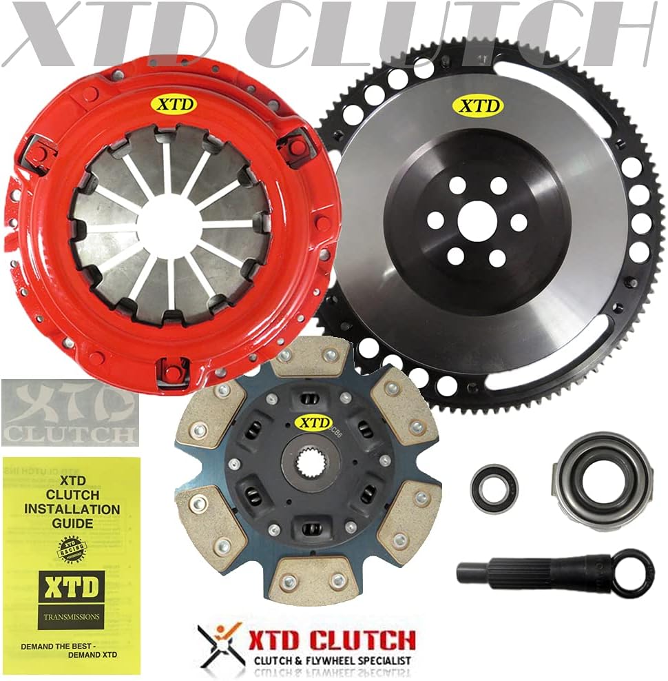 XTD STAGE 3 CLUTCH & 9LBS FLYWHEEL KIT COMPATIBLE WITH 92-05 CIVIC DEL SOL *D SERIES MOTOR*