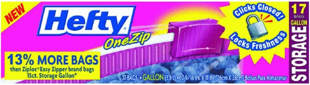 hefty zipper bolsas