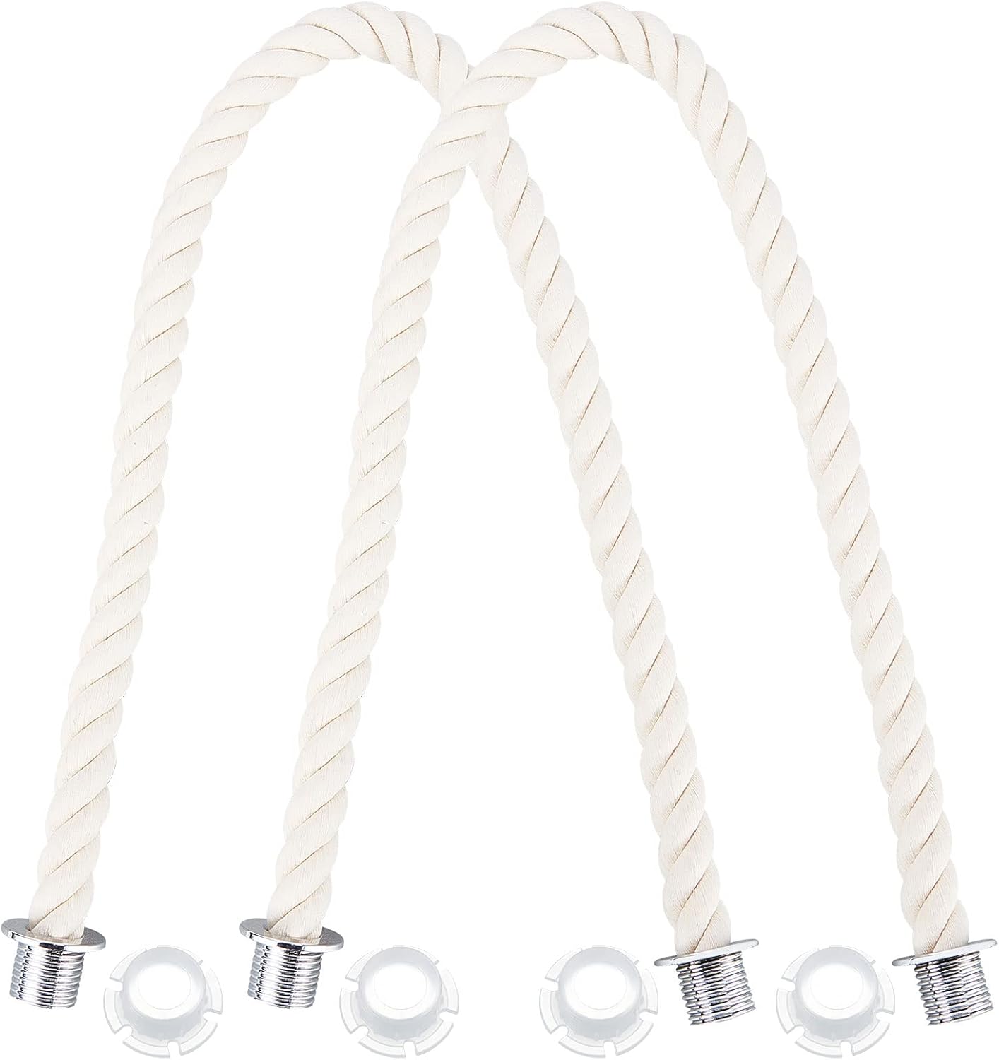 Manico In Corda Per Borsa Obag - Mini Handle Con Inserti In Tela Impermeabile, Khaki O Nero - Foto 4