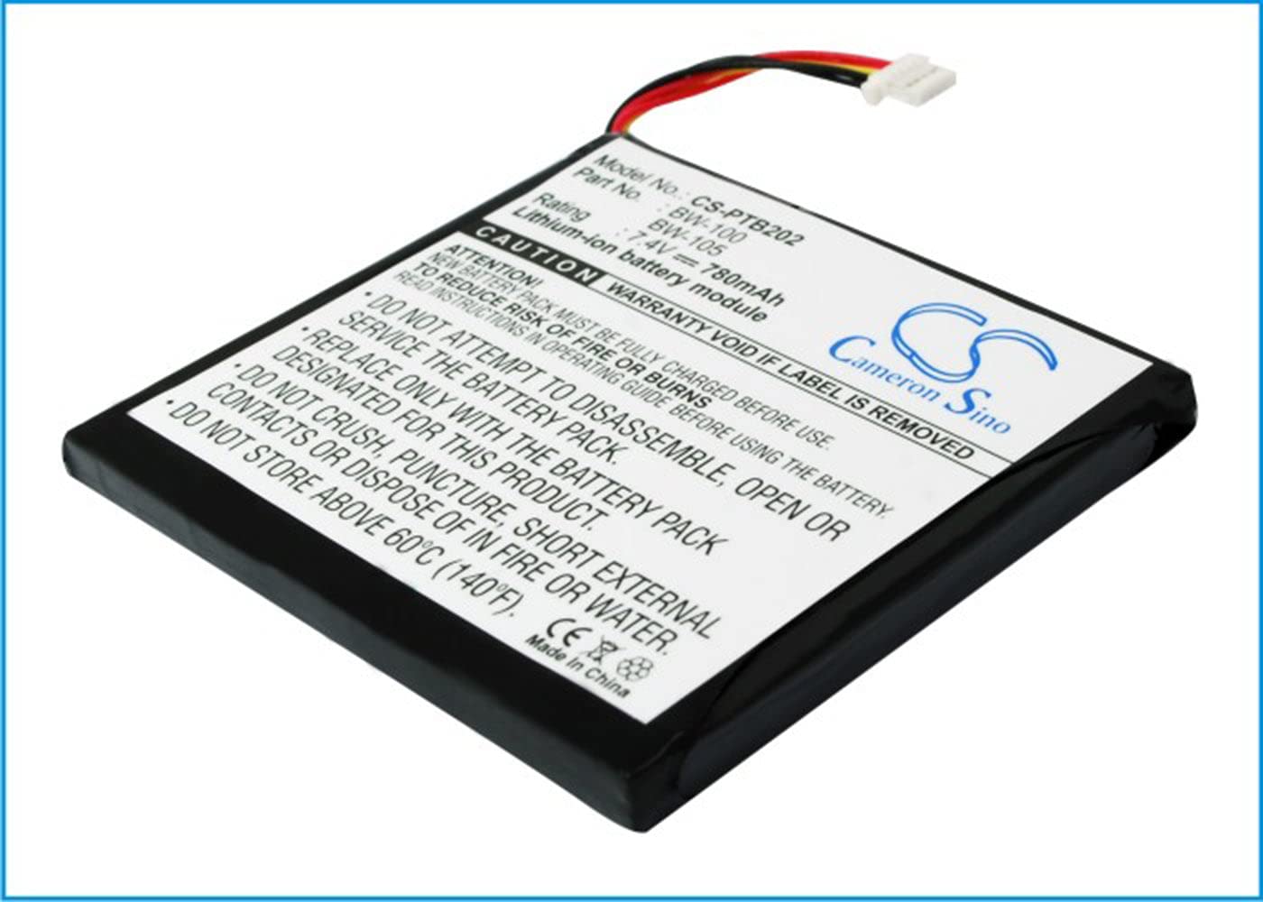 VINTRONS 780mAh Battery for Brother MW-100, MW-140BT Portable Printers Internal Battery