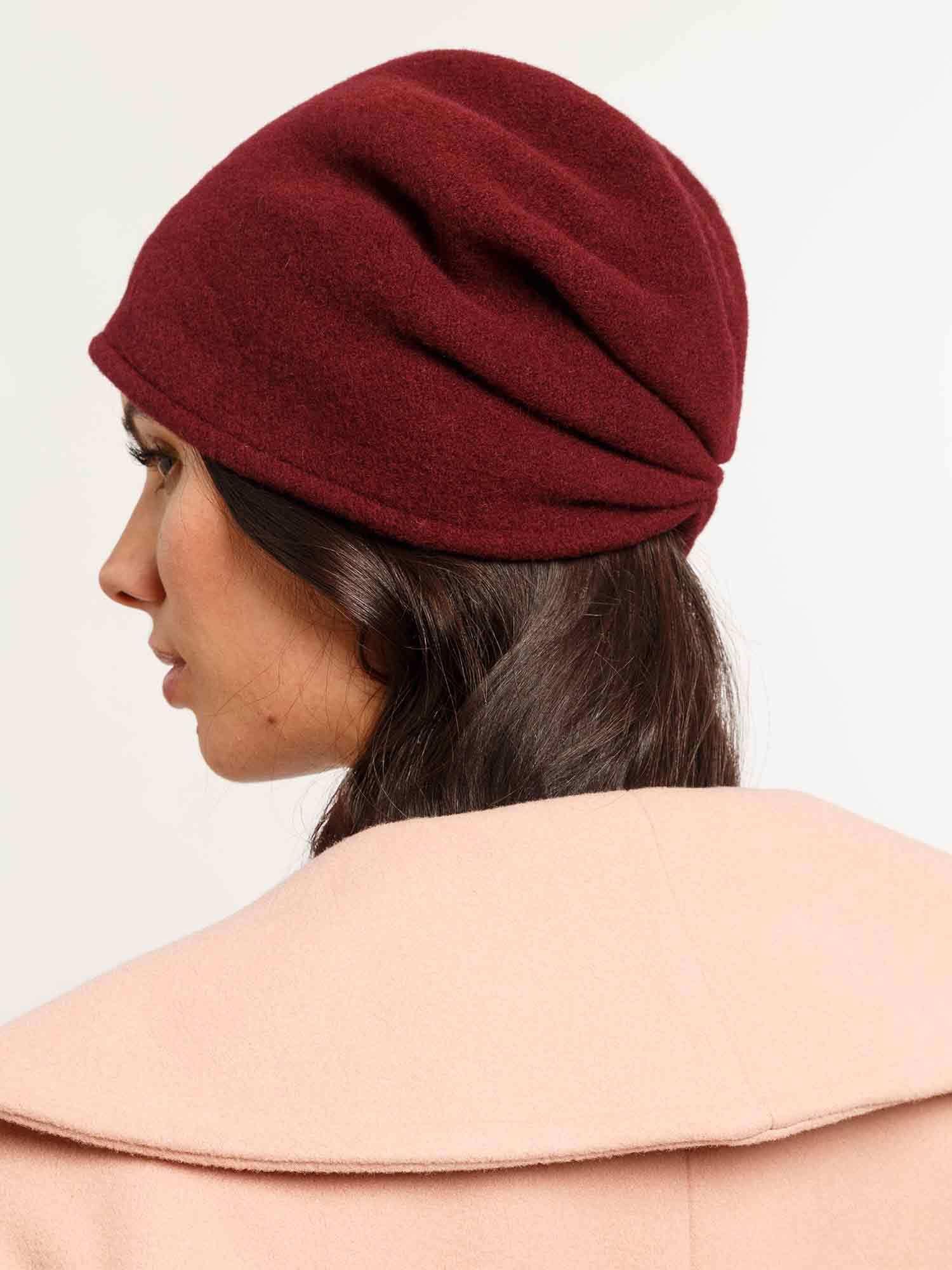 LOEVENICH Beanie | 100% wełna | złożone plecy | ciepłe i miękkie wzornictwo | komfort i styl