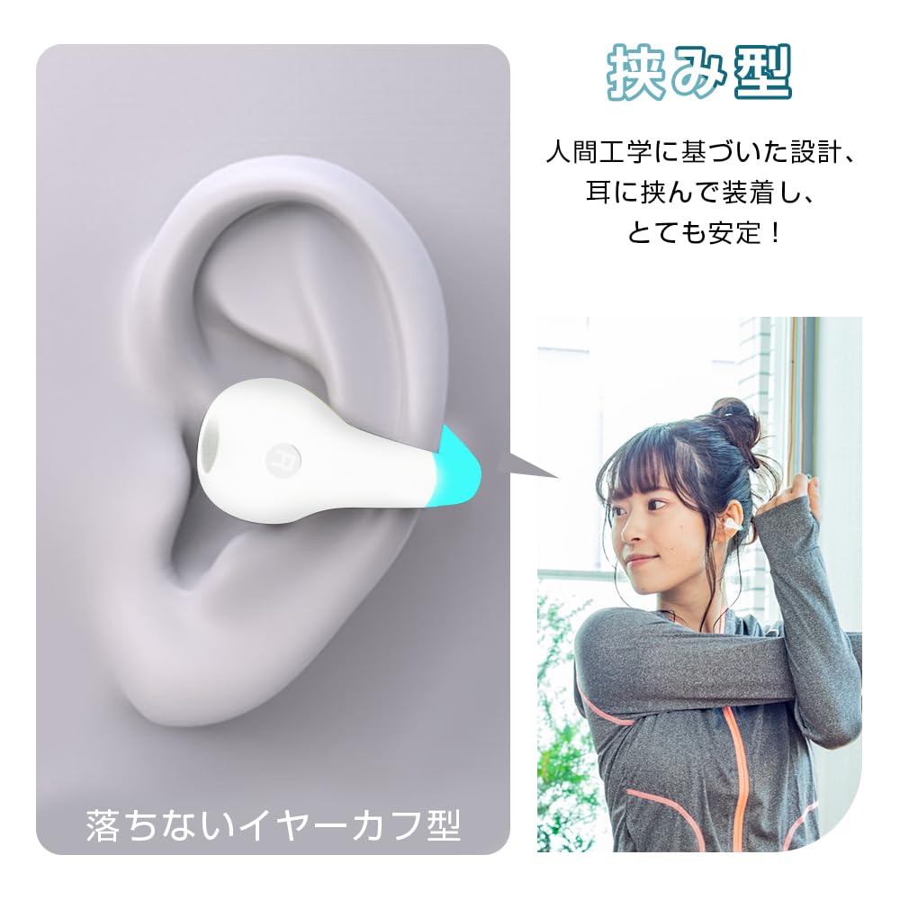 Amazon.co.jp: SLuB 非 骨伝導イヤホン ワイヤレスイヤホン Bluetooth5