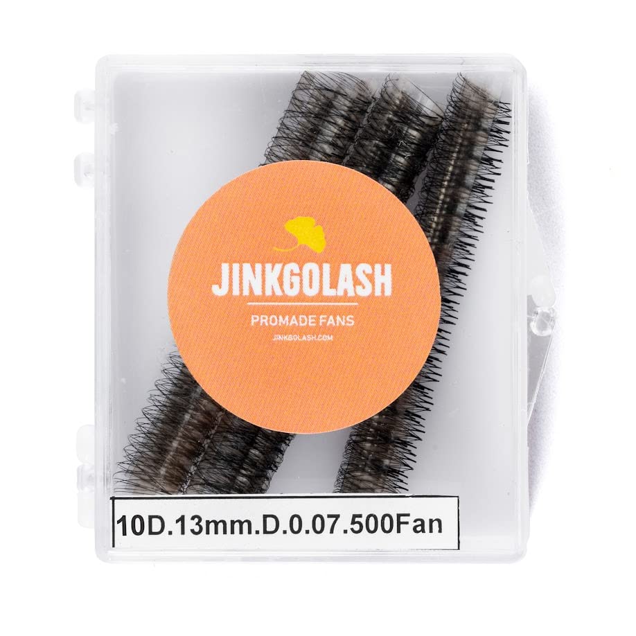 JINKGOLASH Extensiones de pestañas 500 Promade 4D a 16D, no prefabricadas, abanicos de pestañas ultra de 0.030.050.003 in de grosor, pestañas
