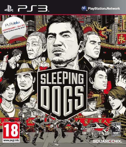 PS3 Sleeping Dogs PEGI UK jeu vidéo action monde ouvert