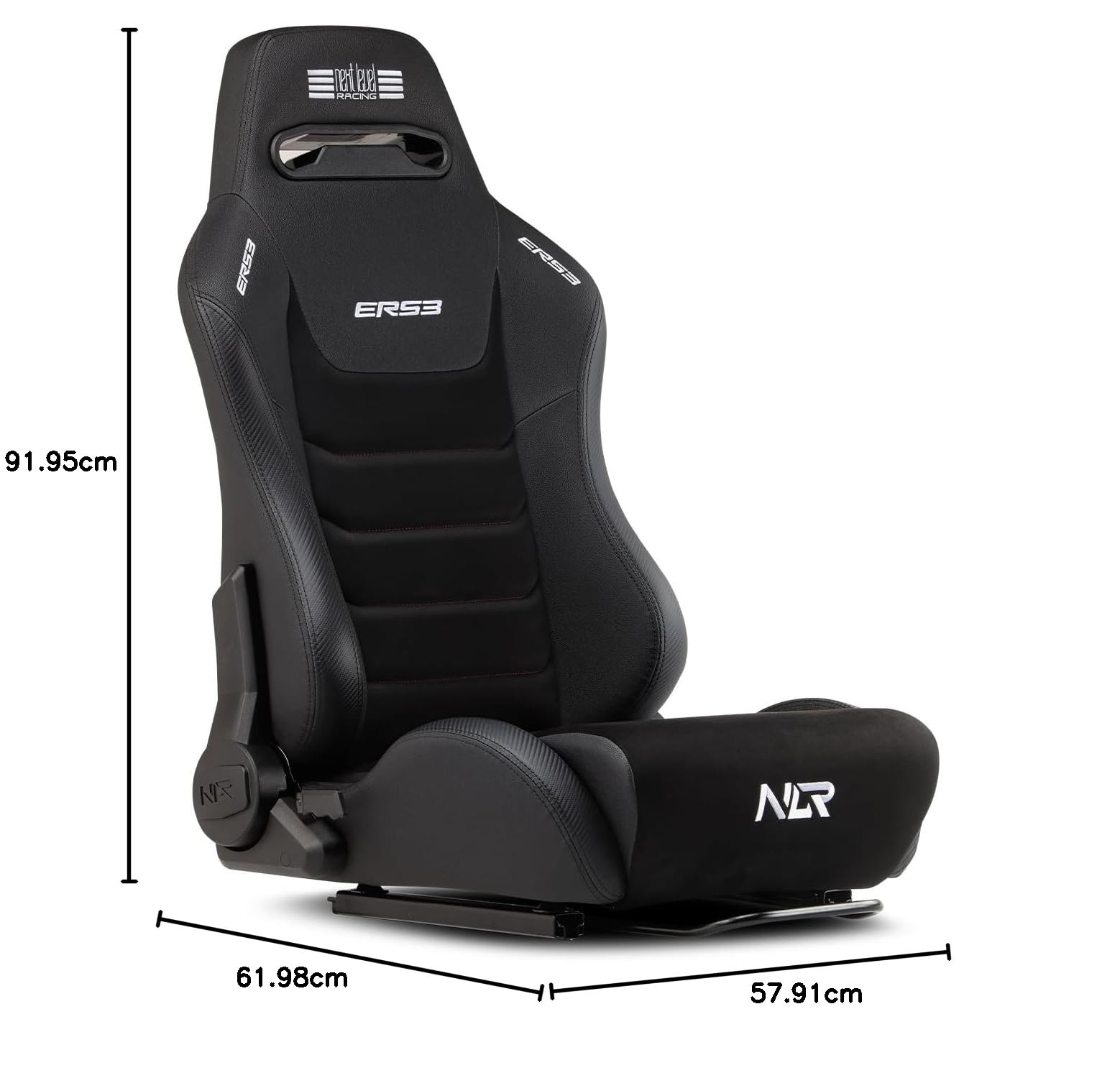 Next Level Racing® ERS3 Elite Reclining Seat- PU Leather & Suede Edition (NLR-E051)