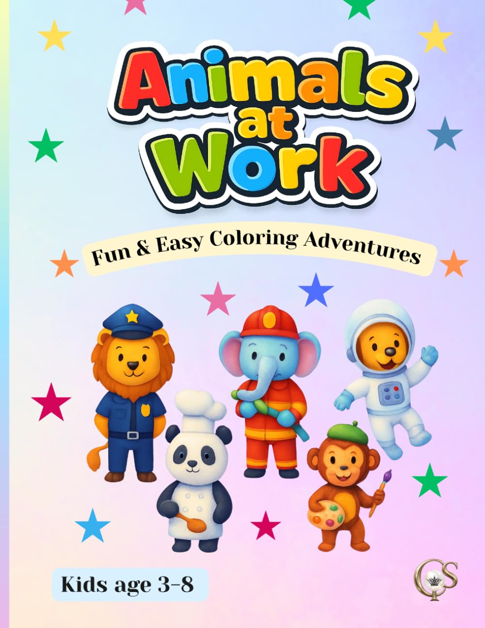 Animals at Work: Fun and Educational Coloring Pages