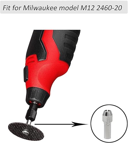 Miniatura 3 de 18 In 42-77-0400 Rotary Tool Collets Compatible with Milwaukee M12