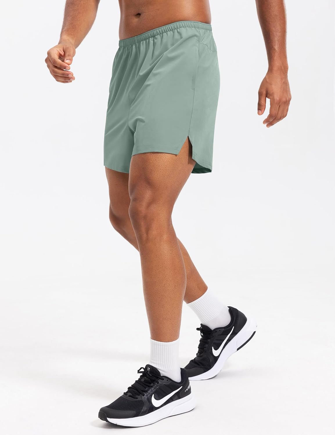 Mens Athletic Shorts 5’’ Quick Dry Workout Running Shorts Lightweight Sports Gym Shorts with Pockets - Image 2